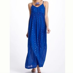 Anthropologie Winking Circlets Maxi Dress